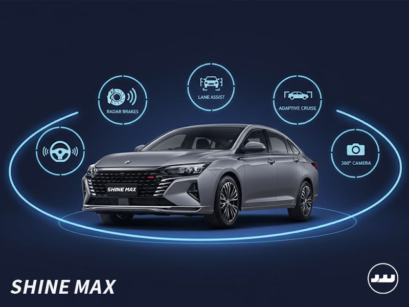 حس رانندگی و آپشن های شاین مکس